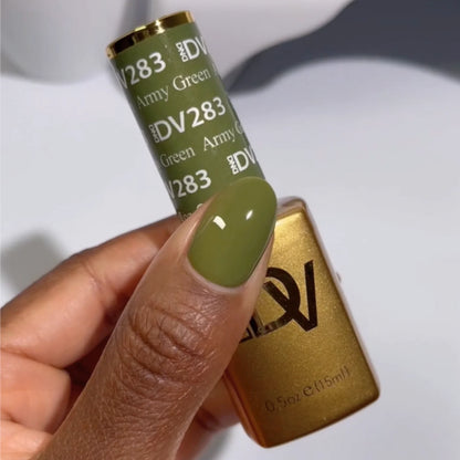 #283 - Esmalte en gel DND Diva UV/LED Soak Off - Verde militar