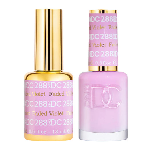 #288 - DND DC Gel UV/LED Soak Off - Violeta descolorido