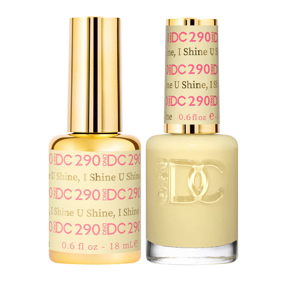 #290 - DND DC Gel UV/LED Soak Off - Brillo, brillo
