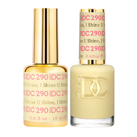 #290 - DND DC Gel UV/LED Soak Off - Brillo, brillo