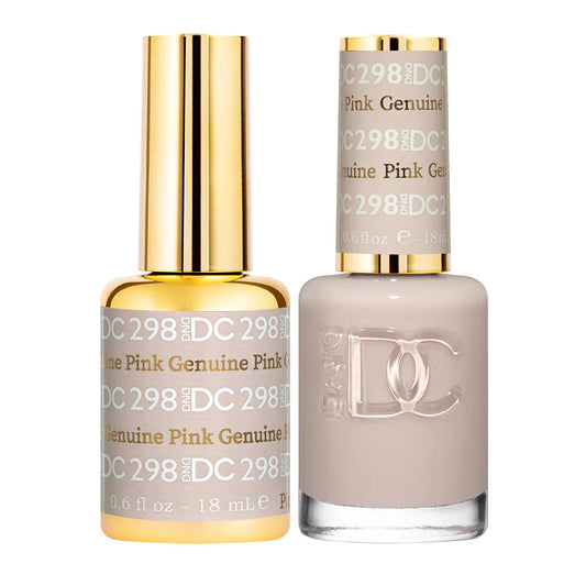 #298 - DND DC Gel UV/LED Soak Off - Rosa auténtico