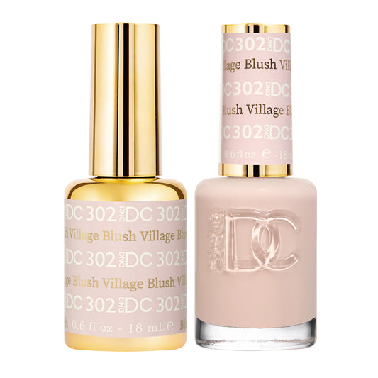 #302 - DND DC Gel UV/LED Soak Off - Blush Village