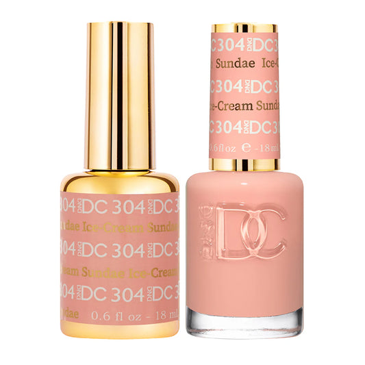 #304 - DND DC Gel UV/LED Soak Off - Helado Sundae