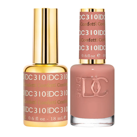 #310 - DND DC Gel UV/LED Soak Off - Confeti