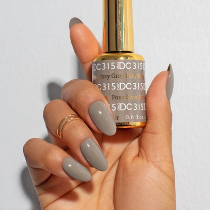 #315 - DND DC Gel UV/LED Soak Off - Gris zorro