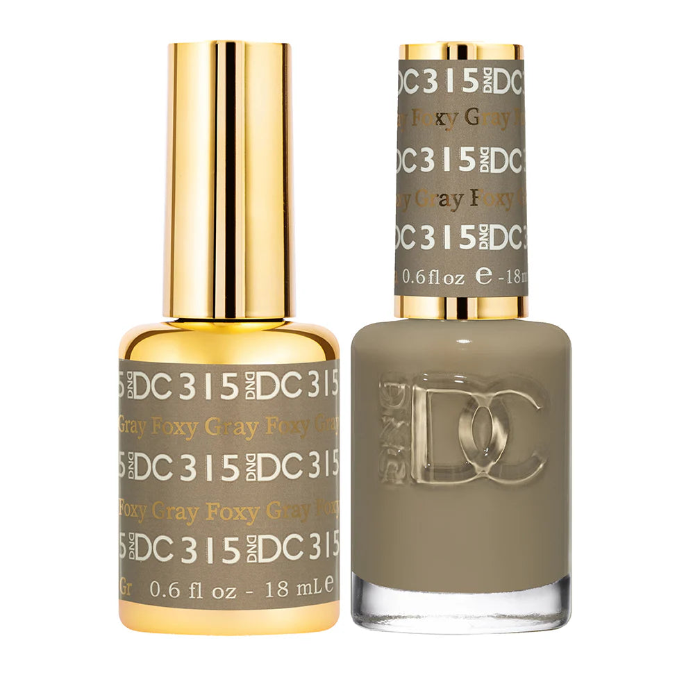 #315 - DND DC Gel UV/LED Soak Off - Gris zorro