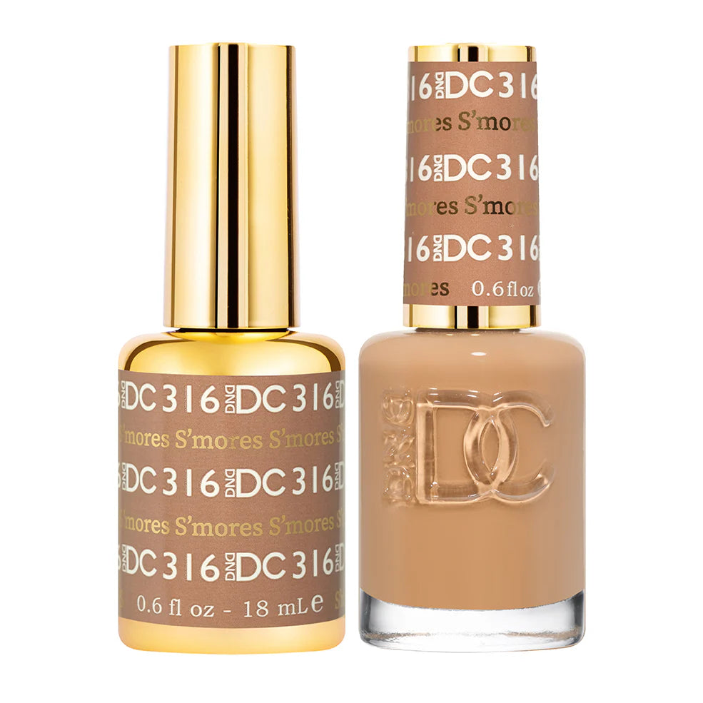 #316 - DND DC Gel UV/LED Soak Off - S'Mores