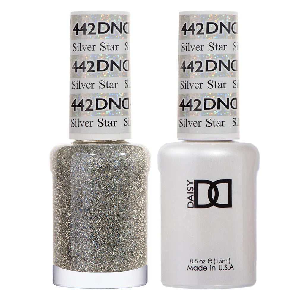 #442 - DND Daisy Gel UV/LED Soak Off - Silver Star