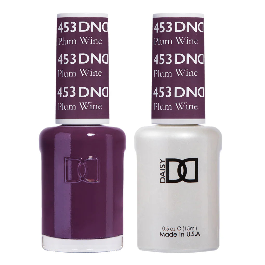 #453 - Esmalte en gel DND UV/LED Soak Off - Vino ciruela