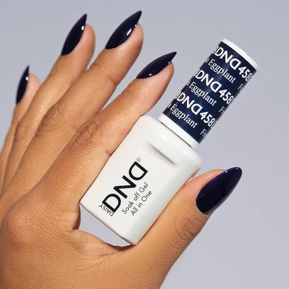 #458 - Esmalte en gel DND UV/LED Soak Off - Berenjena fresca