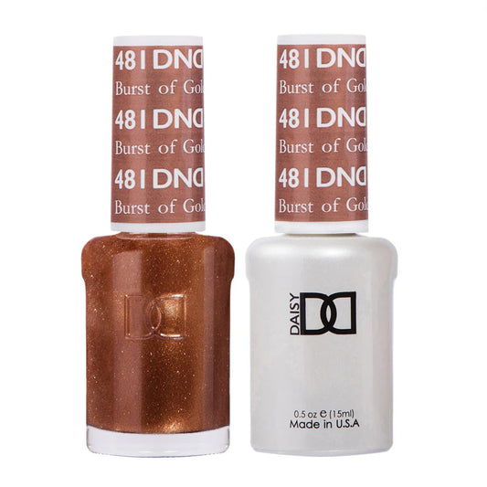 #481 - Esmalte en gel DND UV/LED Soak Off - Explosión de oro
