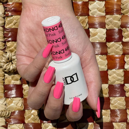 #484 - DND Daisy Gel UV/LED Soak Off - Sun of Pink
