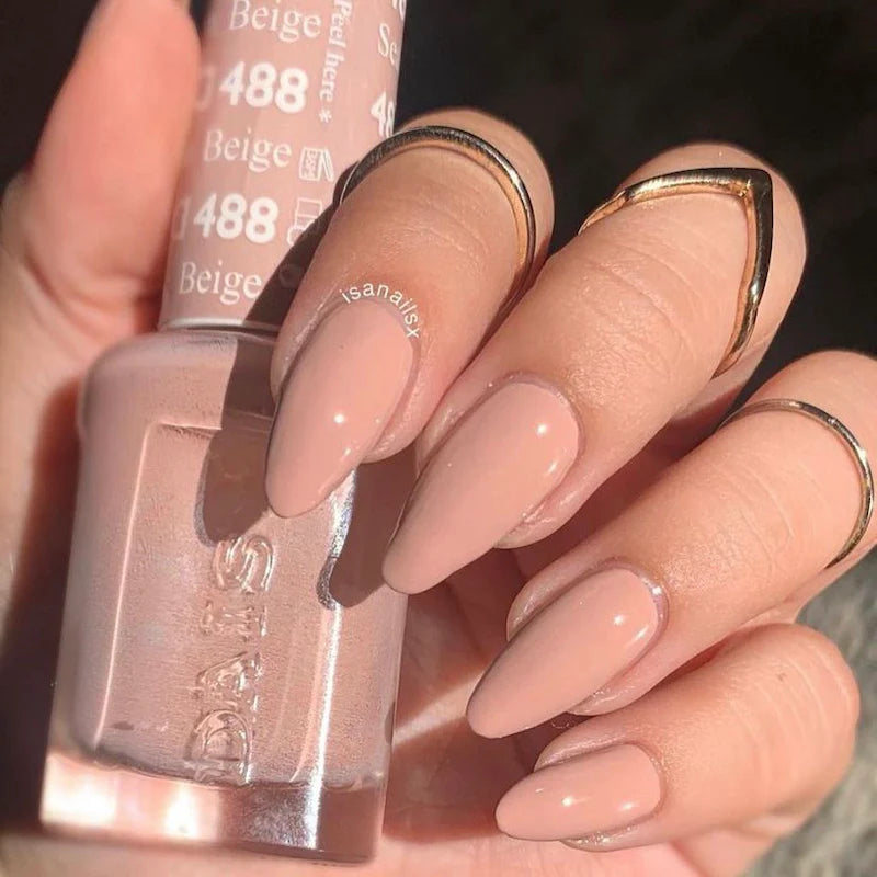 #488 - Esmalte en gel DND UV/LED Soak Off - Beige temporada