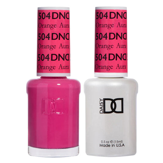 #504 - Esmalte en gel DND UV/LED Soak Off - Aura naranja
