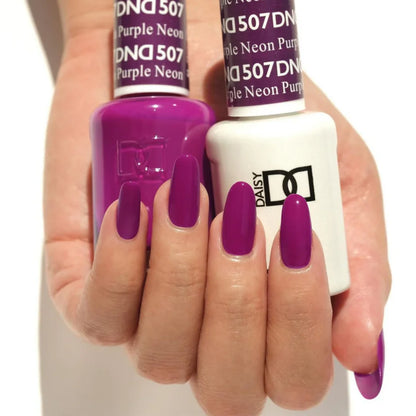 #507 - Esmalte en gel DND UV/LED Soak Off - Morado neón