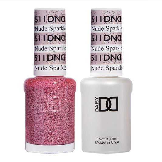 #511 - Esmalte en gel DND UV/LED Soak Off - Nude Sparkle