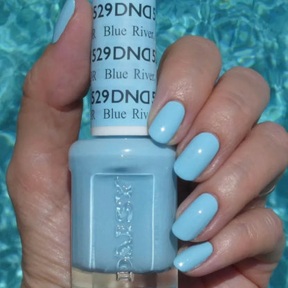 #529 - Esmalte en gel DND UV/LED Soak Off - Río Azul