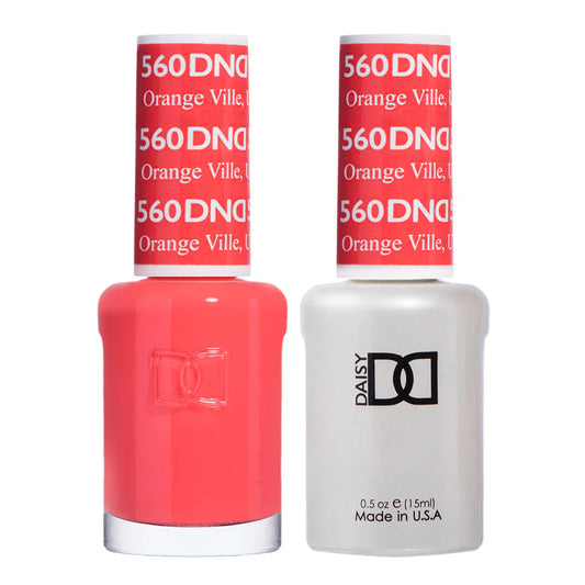 #560 - Esmalte en gel DND UV/LED Soak Off - Orange Ville