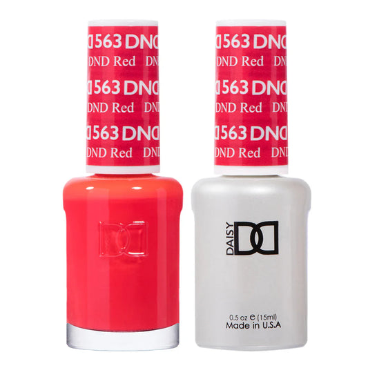 #563 - Esmalte en gel DND UV/LED Soak Off - DND Rojo