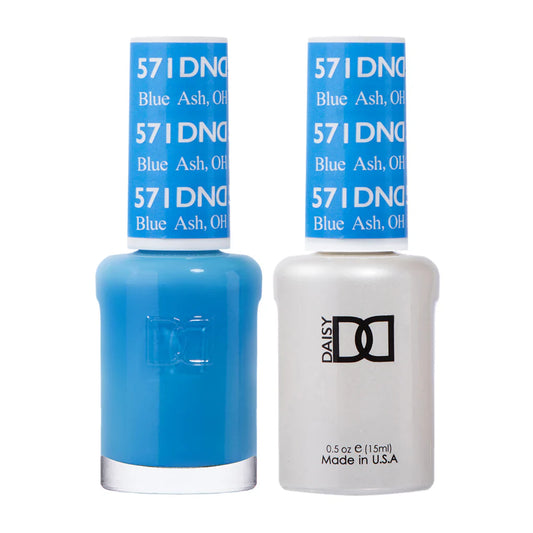 #571 - Esmalte en gel DND UV/LED Soak Off - Azul ceniza