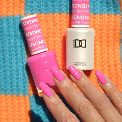 #578 - Esmalte en gel DND UV/LED Soak Off - Rosa Crayola