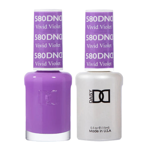 #580 - Esmalte en gel DND UV/LED Soak Off - Violeta intenso