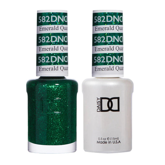 #582 - Esmalte en gel DND UV/LED Soak Off - Cuarzo esmeralda