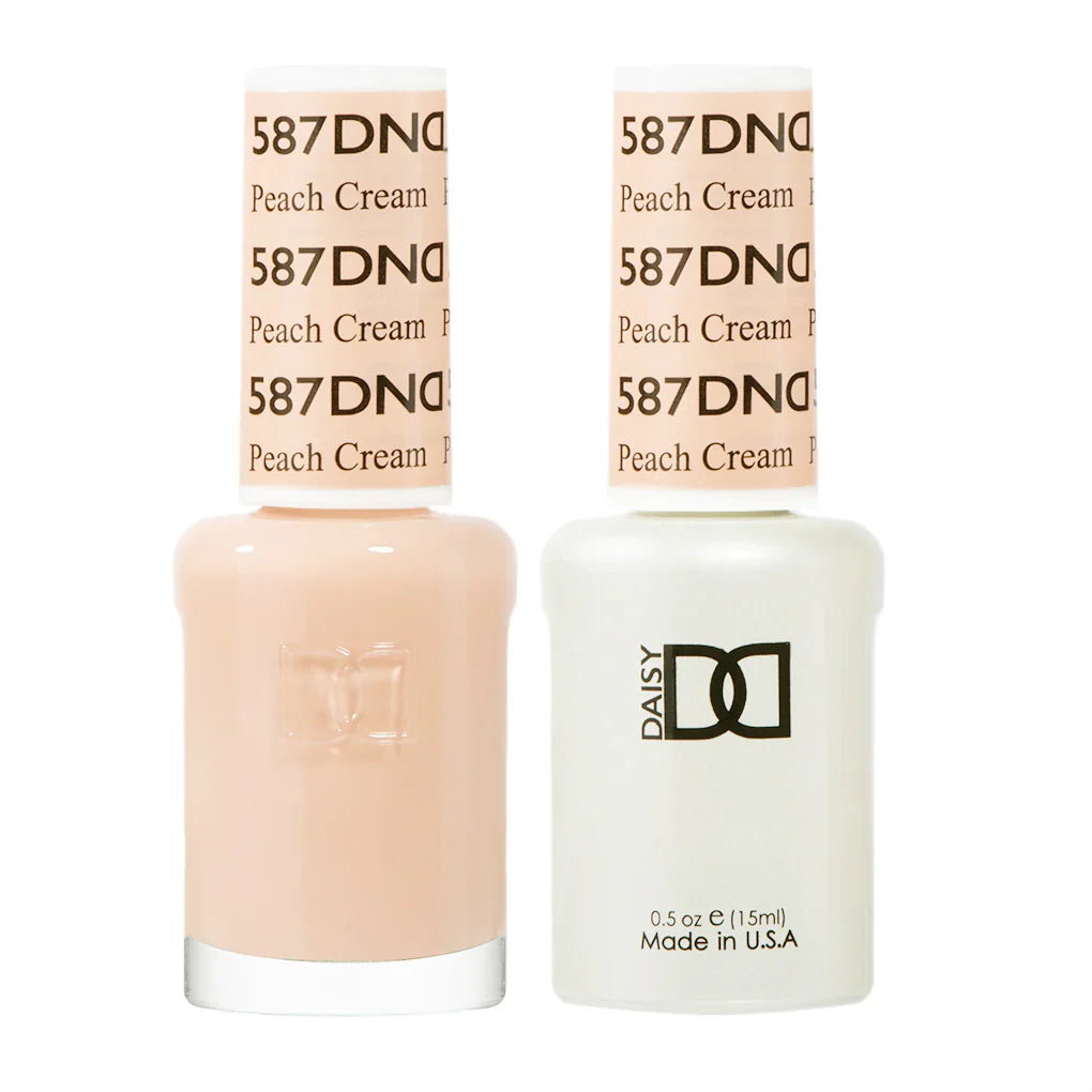 #587 - Esmalte en gel DND UV/LED Soak Off - Crema de melocotón