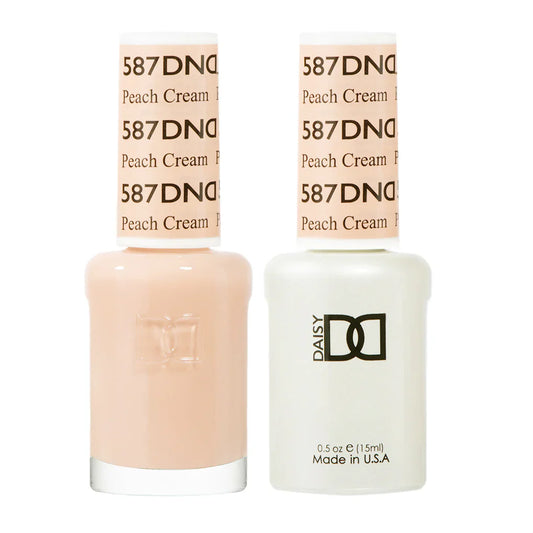 #587 - Esmalte en gel DND UV/LED Soak Off - Crema de melocotón