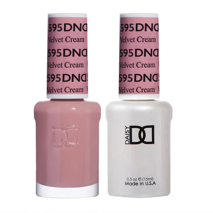 #595 - Esmalte en gel DND UV/LED Soak Off - Crema aterciopelada