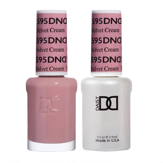 #595 - Esmalte en gel DND UV/LED Soak Off - Crema aterciopelada