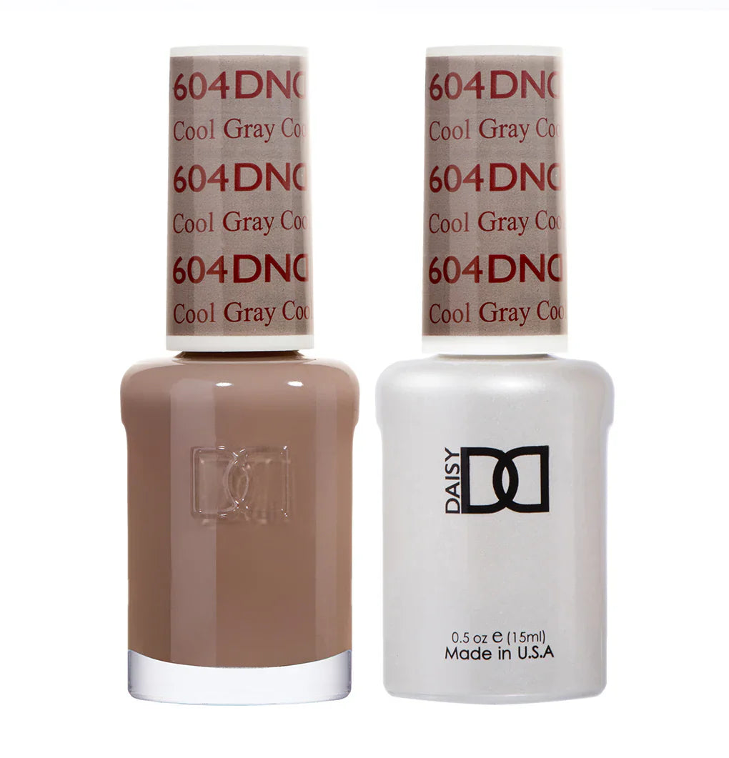 #604 - Esmalte en gel DND UV/LED Soak Off - Gris frío