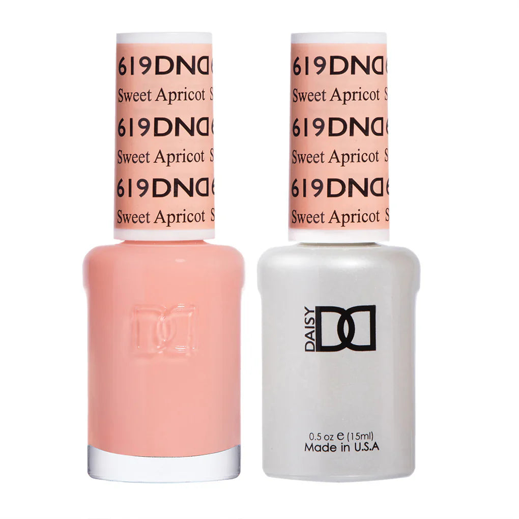 #619 - Esmalte en gel DND UV/LED Soak Off - Albaricoque dulce