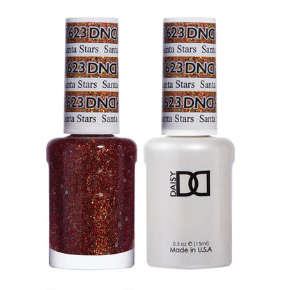 #623 - Esmalte en gel DND UV/LED Soak Off - Santa Stars