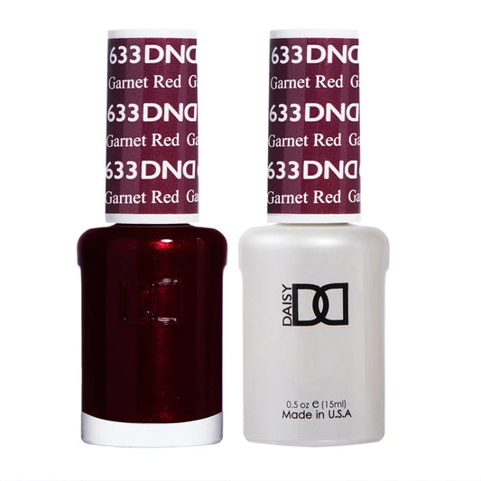 #633 - Esmalte en gel DND UV/LED Soak Off - Rojo granate