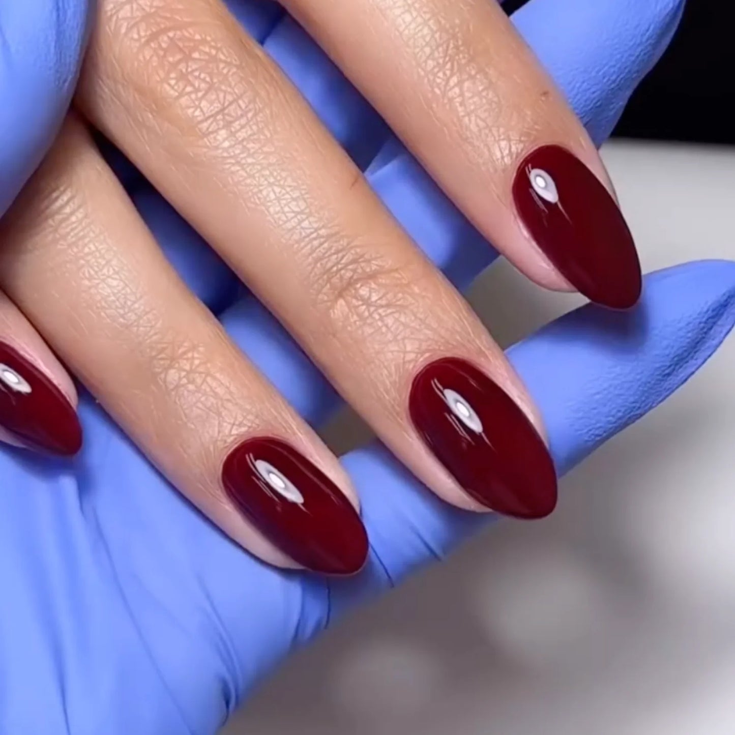#633 - Esmalte en gel DND UV/LED Soak Off - Rojo granate