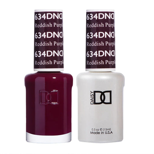 #634 - Esmalte en gel DND UV/LED Soak Off - Morado rojizo