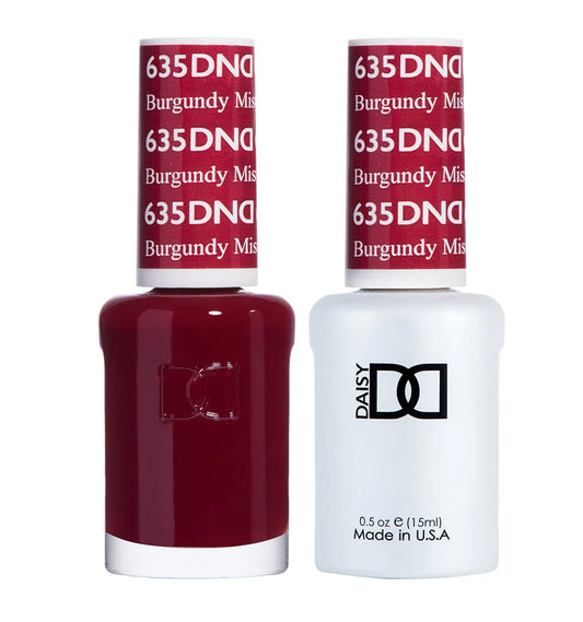 #635 - Esmalte en gel DND UV/LED Soak Off - Niebla burdeos