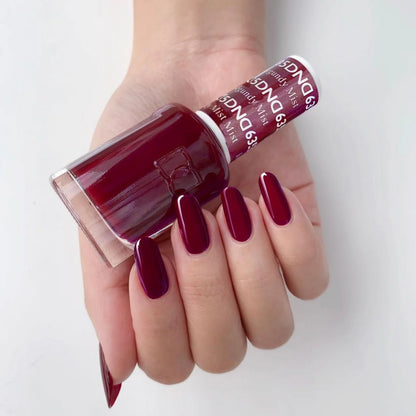 #635 - Esmalte en gel DND UV/LED Soak Off - Niebla burdeos