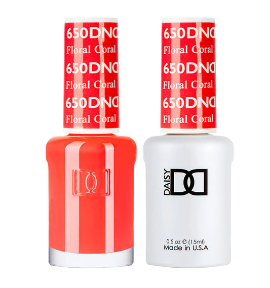 #650 - Esmalte en gel DND UV/LED Soak Off - Coral Foral