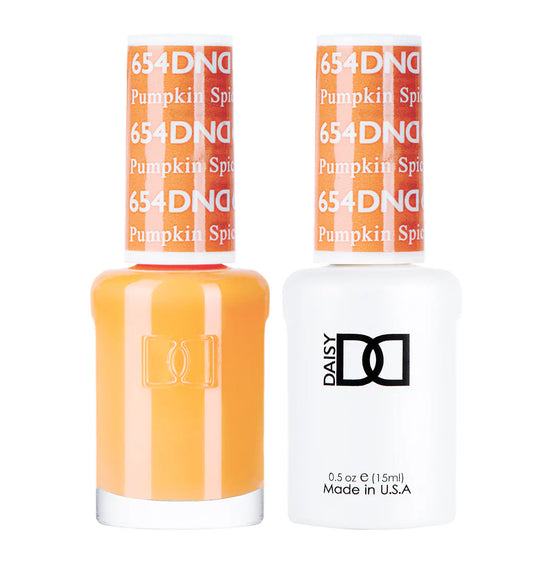 #654 - Esmalte en gel DND UV/LED Soak Off - Especia de calabaza