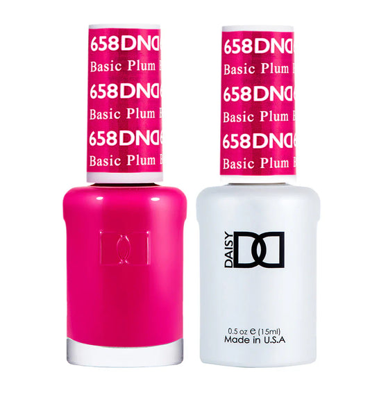 #658 - Esmalte en gel DND UV/LED Soak Off - Ciruela básica