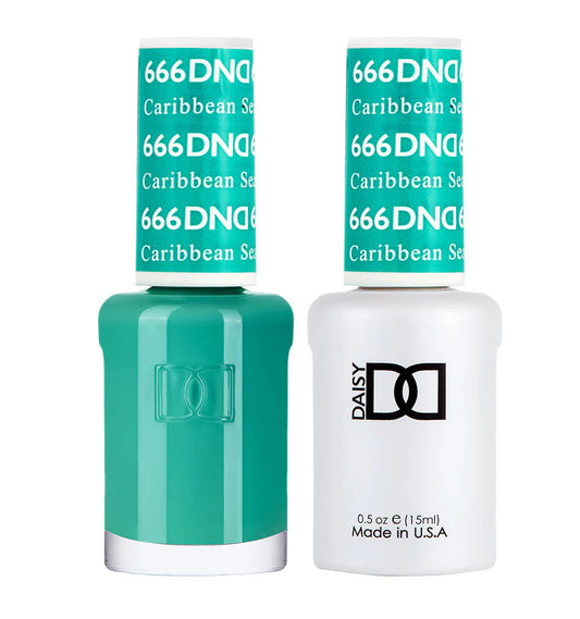 #666 - Esmalte en gel DND UV/LED Soak Off - Mar Caribe