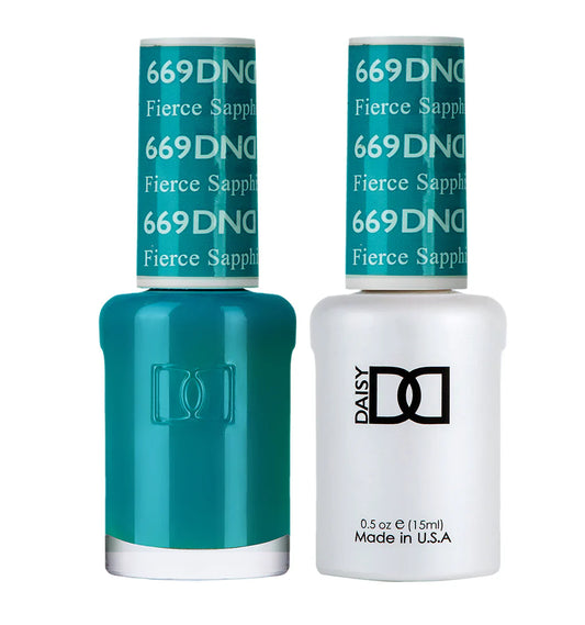 #669 - Esmalte en gel DND UV/LED Soak Off - Zafiro feroz
