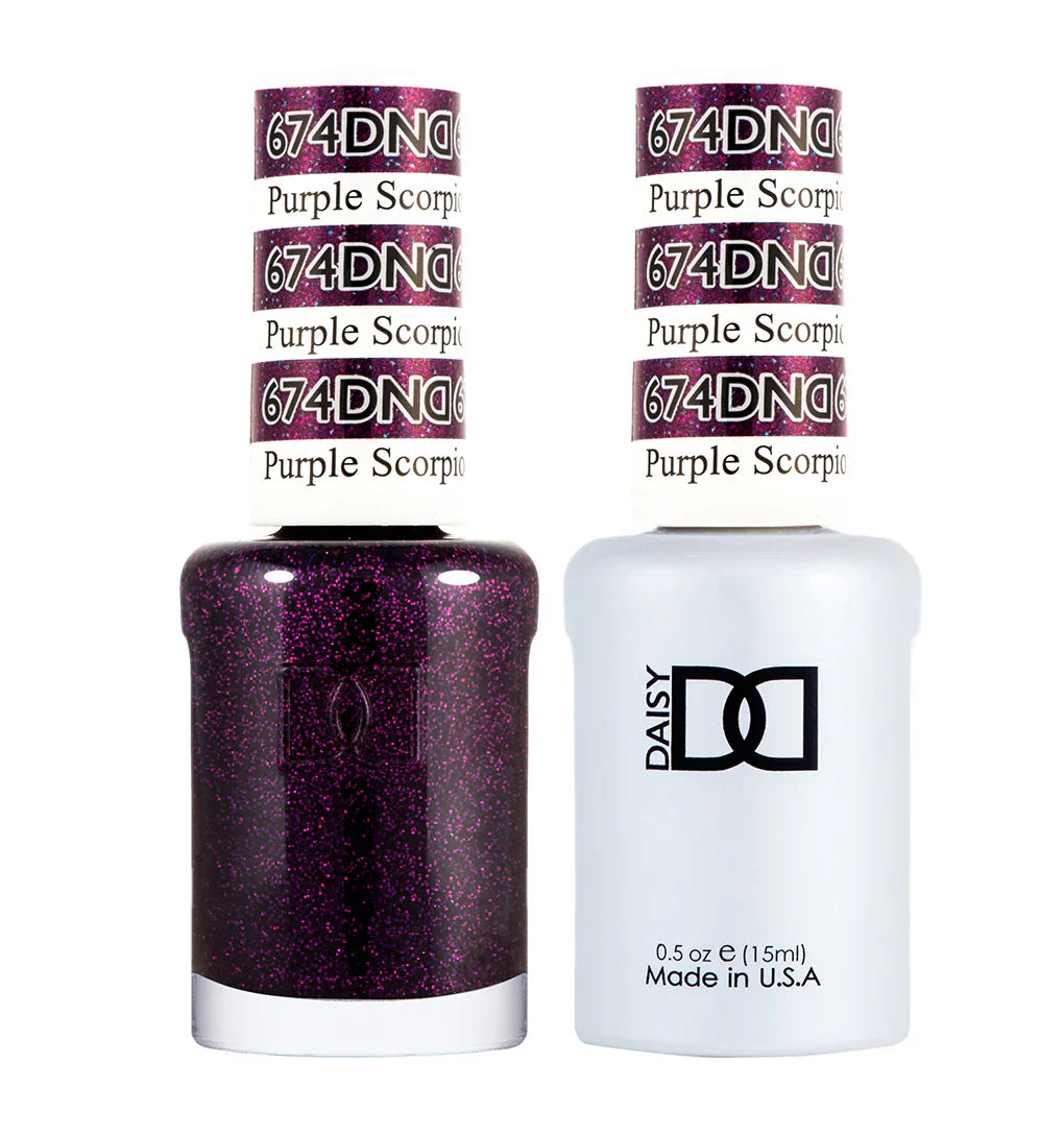 #674 - Esmalte en gel DND UV/LED Soak Off - Escorpio morado