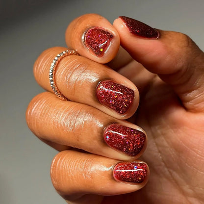 #675 - Esmalte en gel DND UV/LED Soak Off - Sombra de ojos roja