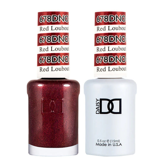 #678 - Esmalte en gel DND UV/LED Soak Off - Louboutin rojo