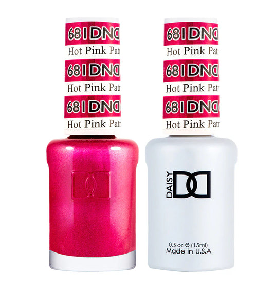 #681 - Esmalte en gel DND UV/LED Soak Off - Patrulla rosa intenso