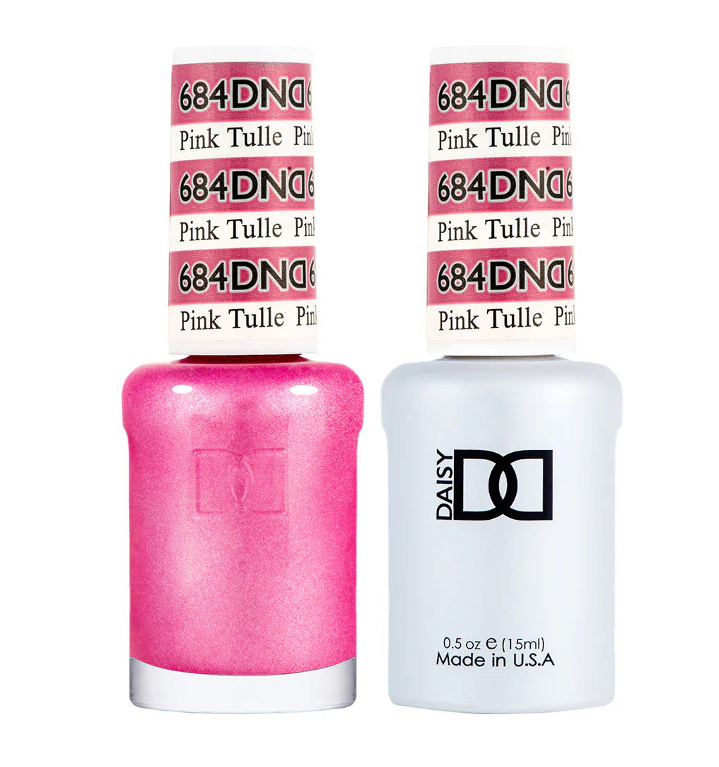 #684 - Esmalte en gel DND UV/LED Soak Off - Tul rosa