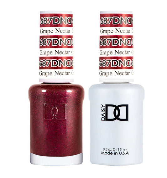 #687 - Esmalte en gel DND UV/LED Soak Off - Néctar de uva
